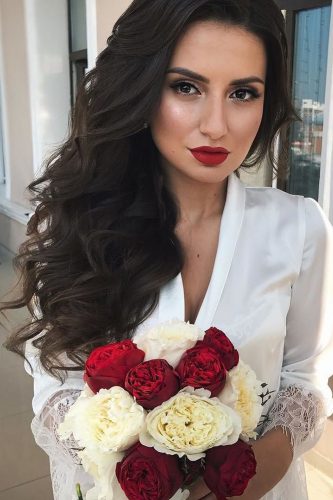 33 Stylish Wedding Hairstyles With Hair Down Wedding Forward