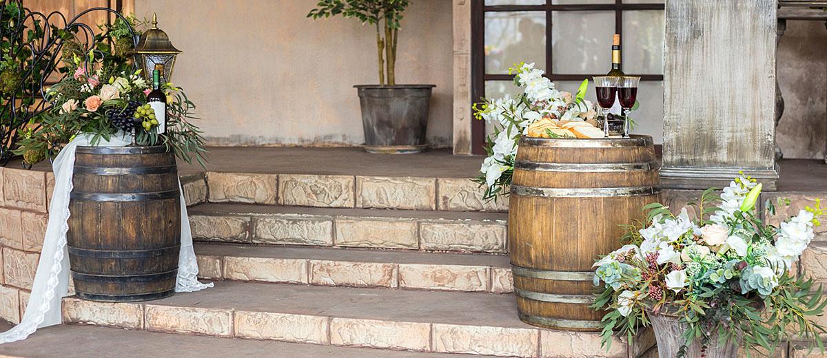 12 Ways to Use Wine Barrels in Your Wedding Decor