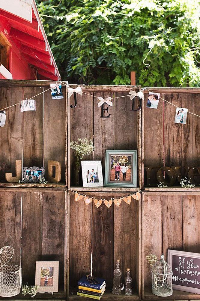 36 Rustic Wooden Crates Wedding Ideas Page 2 of 7 Wedding Forward