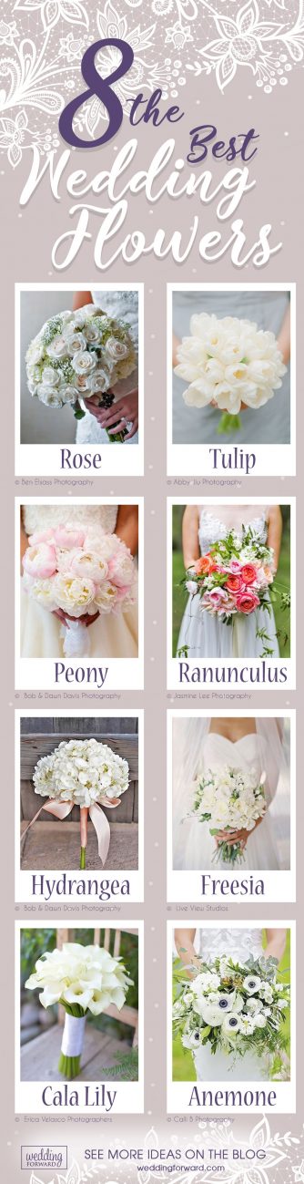good flowers for wedding bouquets