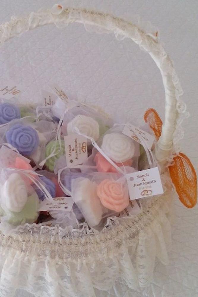 cheap wedding favors baskets with soap carlaadara via instagram