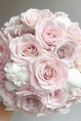 pink wedding bouquets small volume with roses lola_london_
