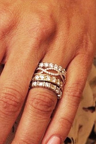 ritani wedding bands gold diamond pave band