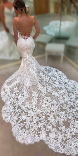 sexy low back wedding dress