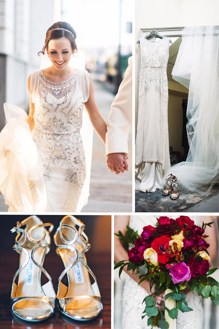 vintage inspired wedding dresses look beaded sheath beaded alisha crossley photography