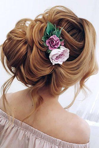 33 Wedding Hairstyles With Flowers Wedding Forward