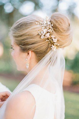 42 Dreamy Wedding Hairstyles With Veil Wedding Forward