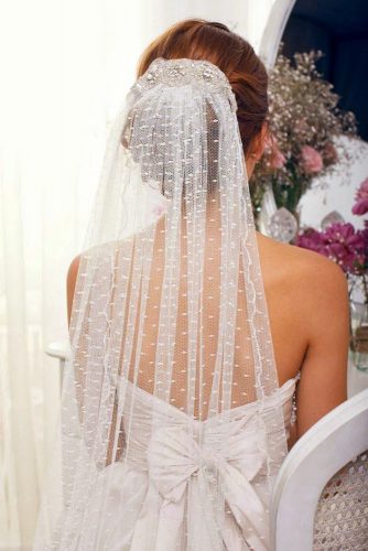 42 Dreamy Wedding Hairstyles With Veil Wedding Forward