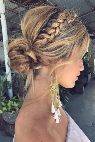 33 Wedding Updos With Braids Wedding Forward