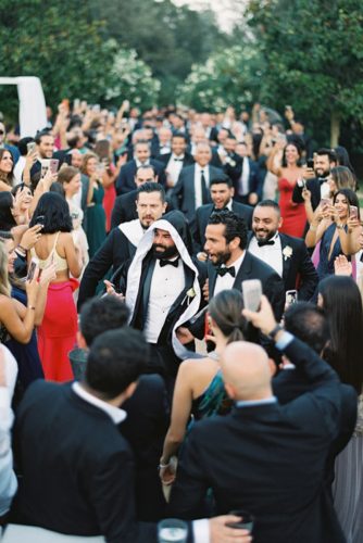 zeynab kanso wedding ceremony wedding photos groom comes to the guests joseba sandoval