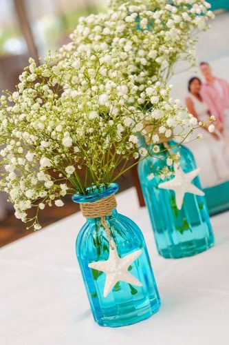beach wedding decoration ideas green flower 84weststudios