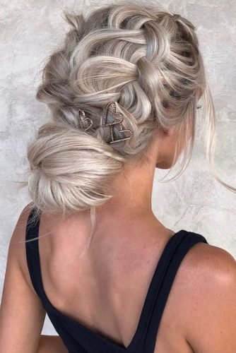 30 Bridesmaid Updos Elegant And Chic Hairstyles Wedding Forward