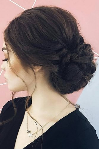 30 Bridesmaid Updos Elegant And Chic Hairstyles Wedding Forward