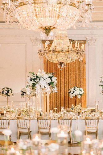 30 Most Luxury Gold Wedding Decorations