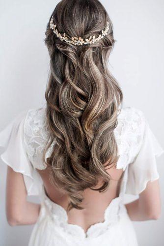 45 Half Up Half Down Wedding Hairstyles Ideas Wedding Forward