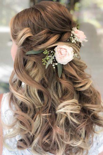 45 Half Up Half Down Wedding Hairstyles Ideas Wedding Forward