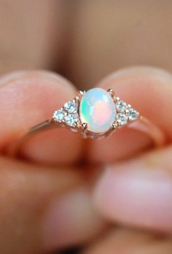 opal engagement rings simple opal ring studandstuff