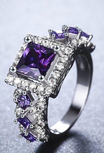 opal engagement rings violet opal ring diamonds jekajewelry