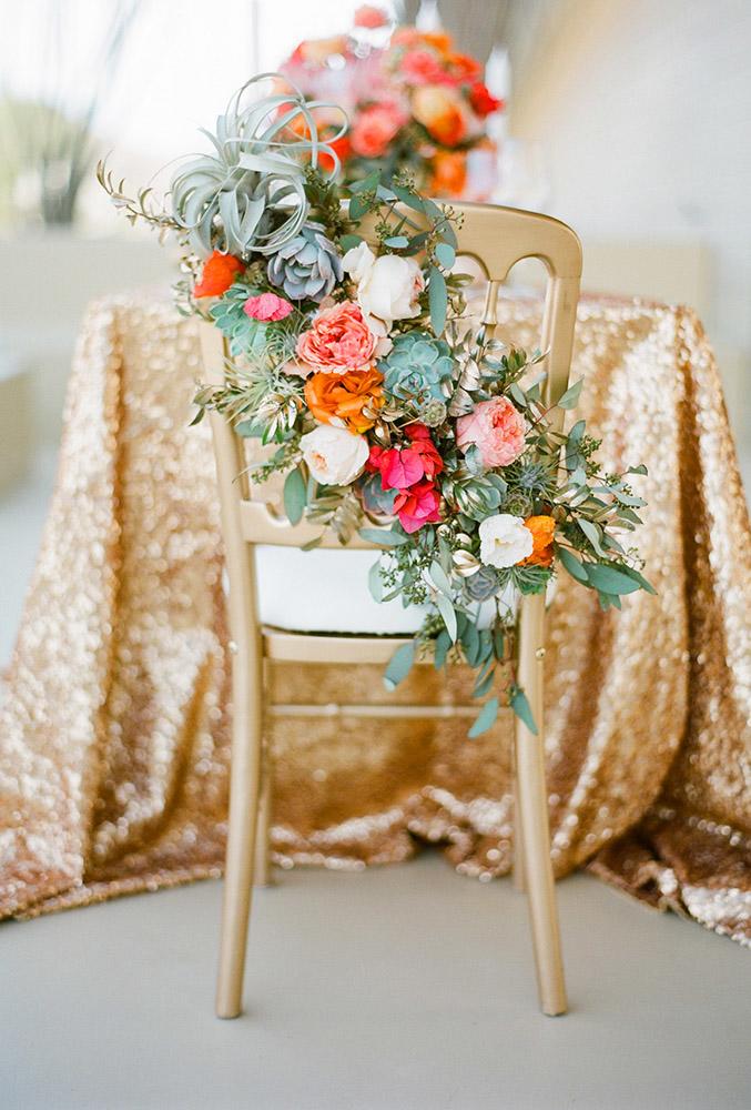 simply chic wedding flower decor ideas flower chair decor josevilla