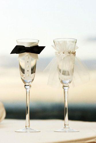 wedding glasses elegant with veil and bowtie hardy klahold photography