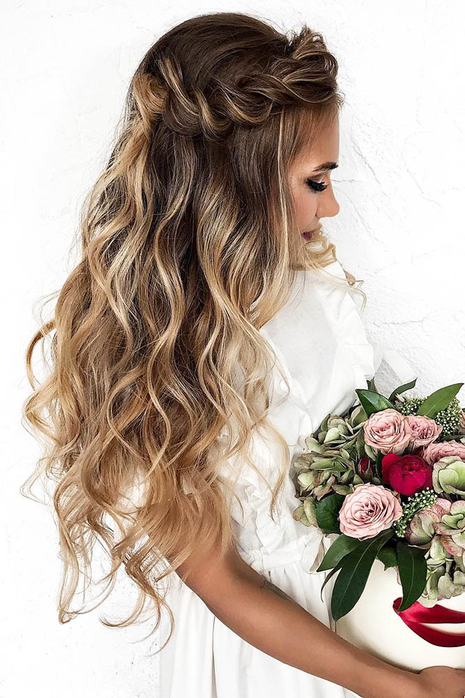 Top 26 Wedding Hairstyles for Long Hair Down 💕