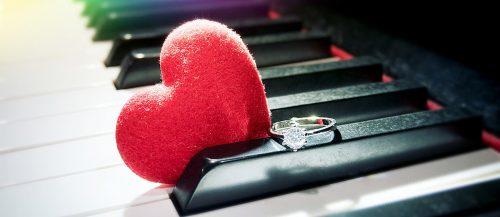 wedding songs piano music engagement ring heart