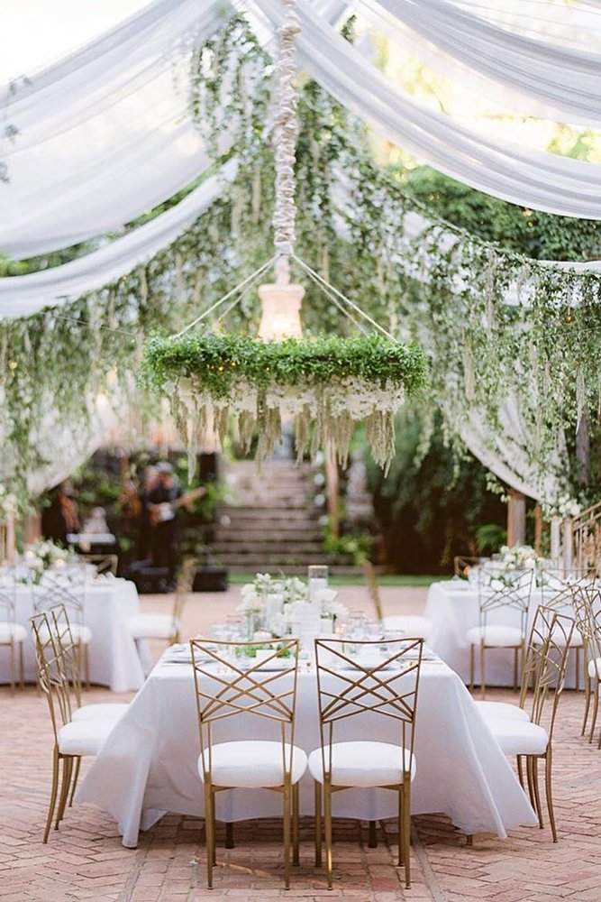 wedding tent elegant all white elegant reception with greenery décor jana dillon