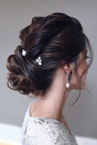 30 Top Wedding Updos For Medium Hair Wedding Forward