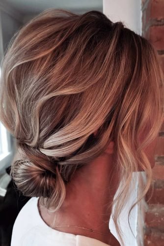 30 Top Wedding Updos For Medium Hair Wedding Forward