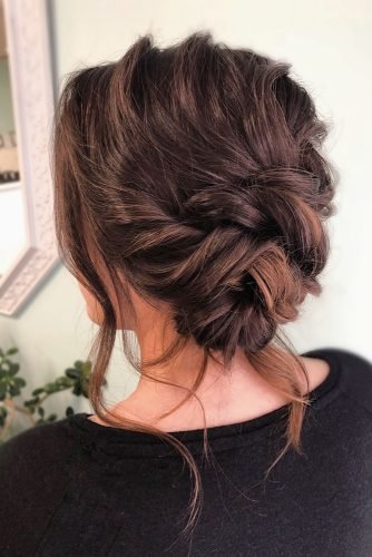 30 Ideas Of Wedding Updos For Medium Hair Length Wedding Forward
