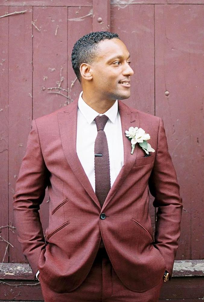 burgundy wedding groom wedding suit rietbergh
