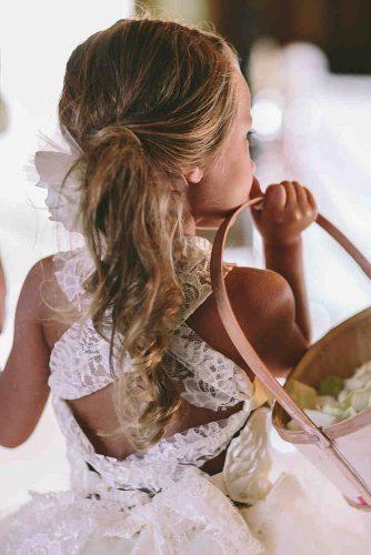 39 Cute Flower Girl Hairstyles 2020 Update Wedding Forward
