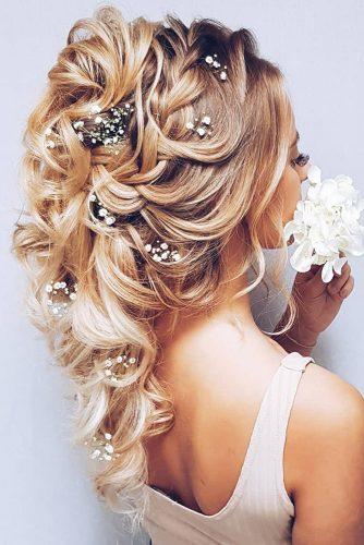 33 Stylish Wedding Hairstyles With Hair Down Wedding Forward