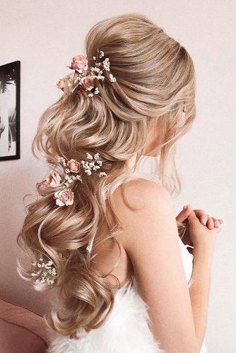 33 Wedding Hairstyles With Hair Down Wedding Forward