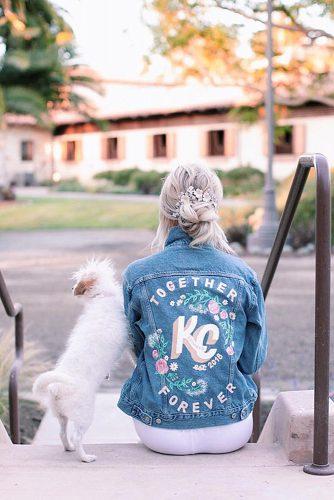 wedding monogram wedding jacket with monogram