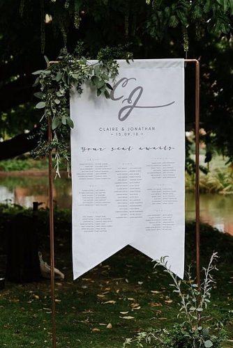 wedding monogram wedding seating chart