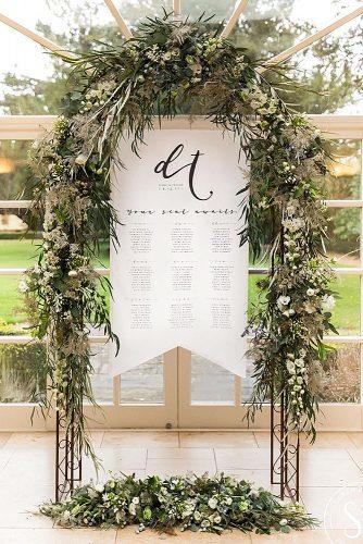 wedding monogram wedding seating chart with monogram