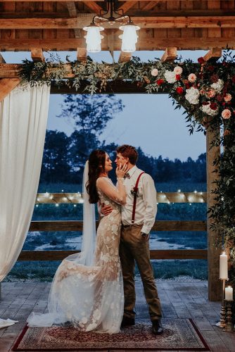 wedding photos romantic photo in the evening alybarnett photography