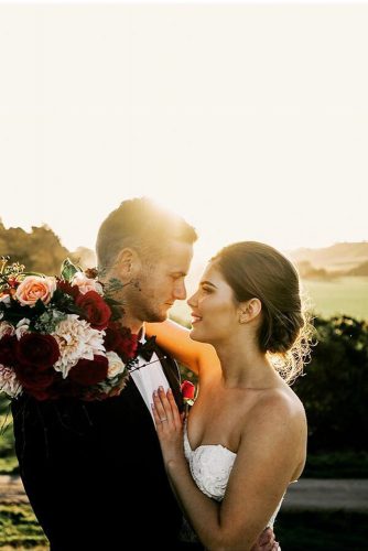 wedding photos walk on sunset davidle nz