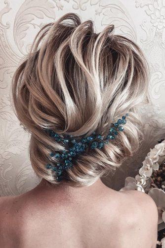 Inspiration For Wedding Updos For Short Hair Length Wedding Forward