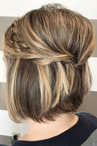 45 Wedding Updos For Short Hair Wedding Forward