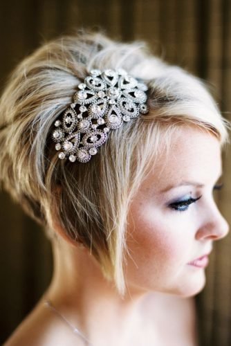 Inspiration For Wedding Updos For Short Hair Length Wedding Forward