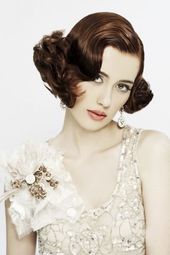 Inspiration For Wedding Updos For Short Hair Length Wedding Forward