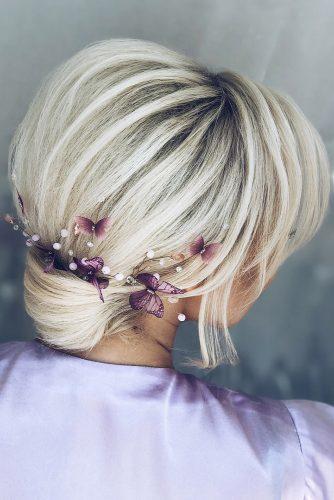 Inspiration For Wedding Updos For Short Hair Length Wedding Forward