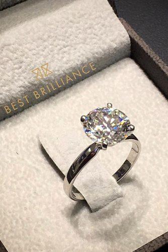 best brilliance engagement rings white gold solitaire diamond round cut solitaire