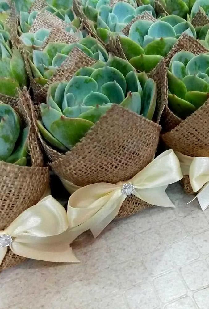 cheap wedding favors greem flower with bow the fantastic succulents