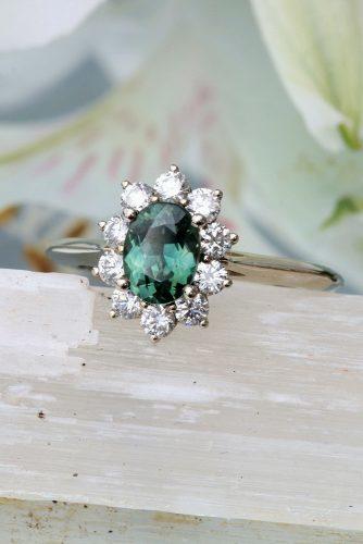 precision cut sapphires and gemstones by rogerio graca floral halo white gold oval cut