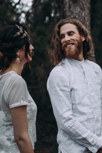 the grooms first look at the bride lorena erre photography