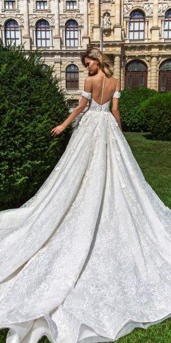 crystal design 2018 wedding dresses a line lace illusion backless with detached sleeves style graicen
