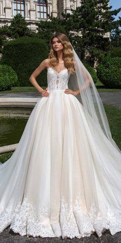 crystal design 2018 wedding dresses ball gown princess strapless sweetheart lace style emma